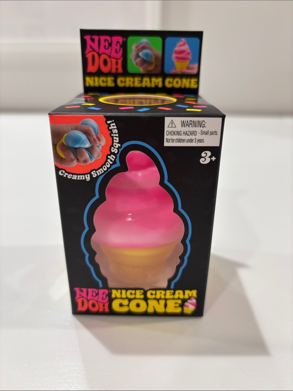 Pink Ice Cream Cone Nee Doh- Super RARE